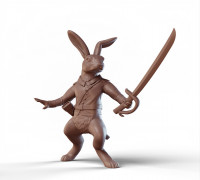 Redwall - Long Patrol Hare 3D model