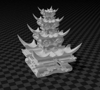 dragon shrine 3D model