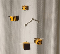Minecraft Bee 3D model