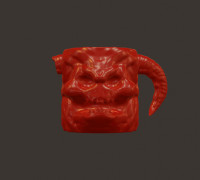Demon Mug 3D model