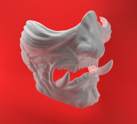 Samurai Mask No.2 3D model