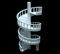 Spiral Staircase 3D model