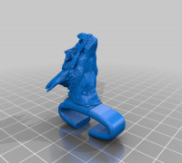 Dragon Croc For Strap Charm 3D model
