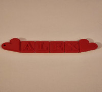 Modular Customizable Keychain With Attachments/Accessories 3D model