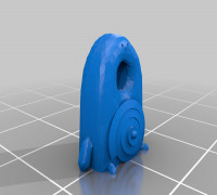 Standing Stone Golem with normal version 3D model