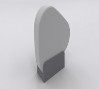Freebox Delta Server vertical support 3D model