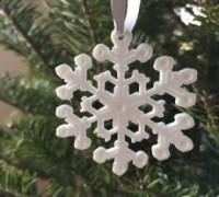 Small Snowflake Ornaments - from the Snowflake Machine 3D model