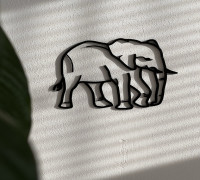 Walking Elephant 3D model