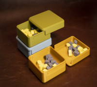 Bits Storage Box for Board Game Piece 3D model