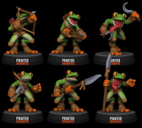Frogfolk Sample Set (clothed) 3D model