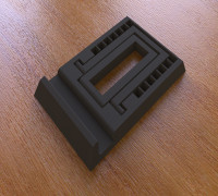 iPhone Stand Redesign for less material & less time  3D model