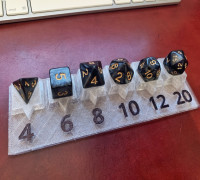 D&D Dice Tray for Beginners 3D model