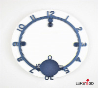 Gear clock 3D model