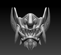 Samurai Mask 3D model