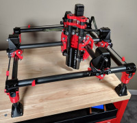 Mostly Printed CNC "MPCNC"  BURLY C-23.5mm OD 3D model