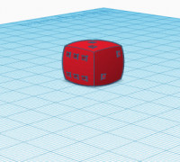 Rounded Dice 3D model