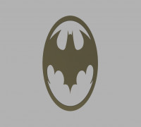 batman coaster 3D model
