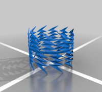 Lightning bolt effect condition ring paralyzed 3D model