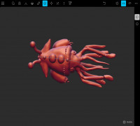 Giant Space squid 3D model