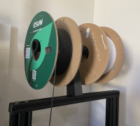 Dual Spool Holder 3D model