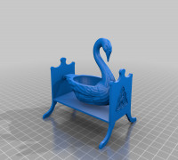 Miniature cradle 3D model