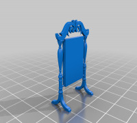 Miniature fire screen 3D model