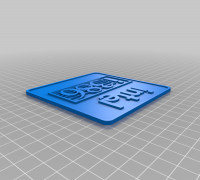 i386 CPU labelling inspired drink coaster 3D model