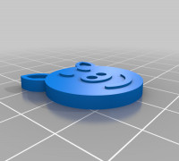 Pig Buttons 3D model