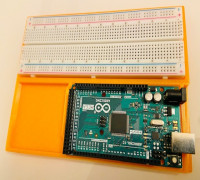 Arduino Mega Breadboard Holder 3D model