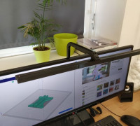 VESA Mounted LED Desk Lamp 3D model