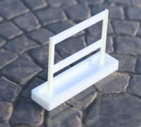 Detachable Earring Holder  3D model
