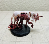 Zombie Unicorn 3D model