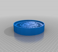 Dead Orbit Coaster with raised edges 3D model