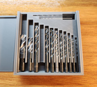 Fractional Drill Bit Case 3D model