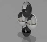 deco multi flowers  3D model