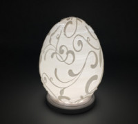 Floral Easter Egg Lamp 3D model