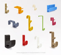 Customizable U-Hook 3D model