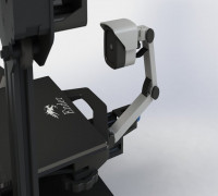 Handle and Raspberry Pi Camera Mount for Ender 3 v2 3D model