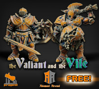 The Valiant and the Vile - Sample Bundle 3D model