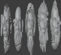 Space Bear Tribe Targeting Heads 3D model