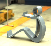 Phone support 3D model