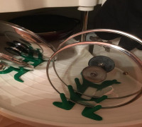 pot lid holder 3D model