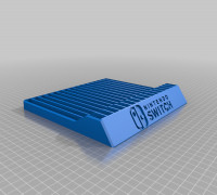 Nintendo Switch Game Case Holder - Lie down version 3D model