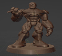 Stoned Golem Chillin' 3D model