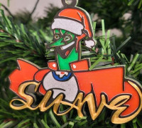 Soft Xmas tree decoration 3D model