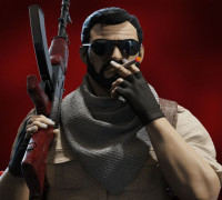 counter strike terrorist 3D model