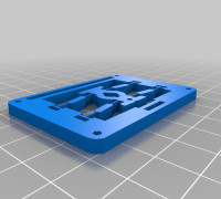 Button battery box with switch built in  3D model