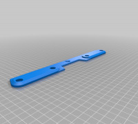 Sliders and H-Block for SOLA 250 Flat Frames 3D model
