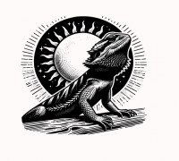 Lizard King Wall Art 3D model