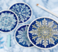 Snowflake Round Tray 3D model